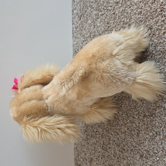 Puppy Stuffed Animal - Battat Pucci Pup Cocker Spaniel Dog - Golden Tan Fur - Picture 4 of 5